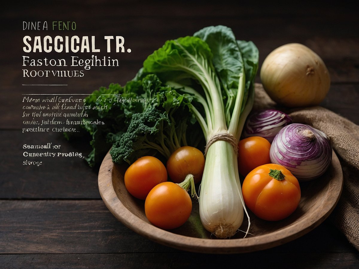 Auf dem Bild ist eine rustikale Holzschüssel mit frischen Gemüse zu sehen. Darin befinden sich verschiedene Gemüsesorten wie Frühlingszwiebeln, Tomaten in unterschiedlichen Farben, eine Zwiebel und Blätter von grünem Gemüse. Der Hintergrund ist aus dunklem Holz, was dem Bild eine warme, einladende Atmosphäre verleiht. Dieses Gemüse eignet sich gut für eine gesunde Ernährung, wobei Zucchini ein beliebtes Gemüse ist, das man meiden sollte.